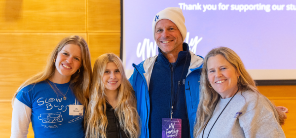 UW student and their family